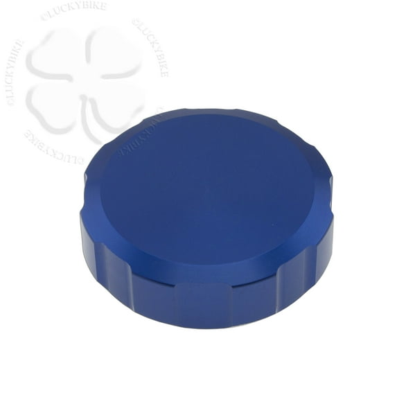52mm CNC Reservoir Cap Blue For Suzuki GSXR 600 92-14 Lid Fluid Brake Clutch
