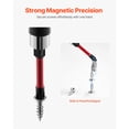 thumbnail image 5 of KFFKFF 101-Piece Screwdriver Bit Set with Magnetic Phillips, Pozidriv, Slotted, Square, Torx, Hex Bits, Hex Nut Sockets, Extension Rod, Durable S2 Alloy Steel, Blackened Finish, Includes Storage Case, 5 of 9