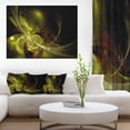 thumbnail image 1 of Symmetrical Soft Gold Fractal Flower - Floral Canvas Art Print, 1 of 3