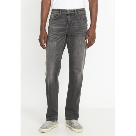 Buffalo David Bitton Men's Athletic Fit Gray Bronco-x Jeans - Black Size 30X30