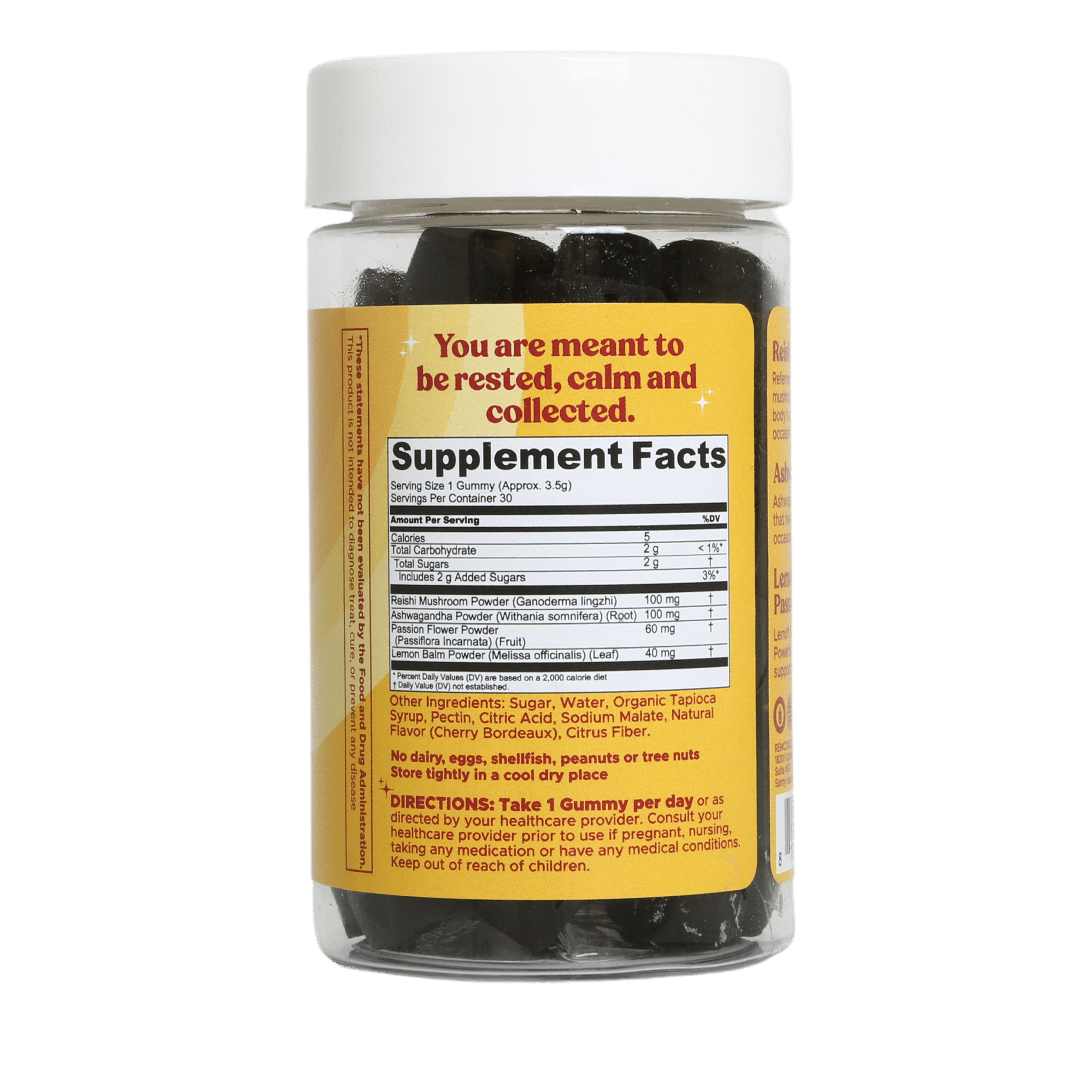 (2 pack) Fungiments Super Chill - Sleep&Relax, Healthy Cortisol, Reishi, Ashwagandha, L-Theanine - 30ct