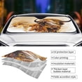 thumbnail image 5 of Bingfone Yak Car Windshield Sun Shade Protector Keep Your Vehicle Cool Sun Shield Visor Cover Foldable For Car Truck Suv-Medium, 5 of 9