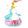 thumbnail image 1 of Juguetes de baño, juguete de piscina para bañera, juguete de pingüino flotante para bebé, juguetes de baño luminosos con fuente musical, juguete de juego de agua eléctrico, juguetes de baño JFHHH pequeña, 1 of 5