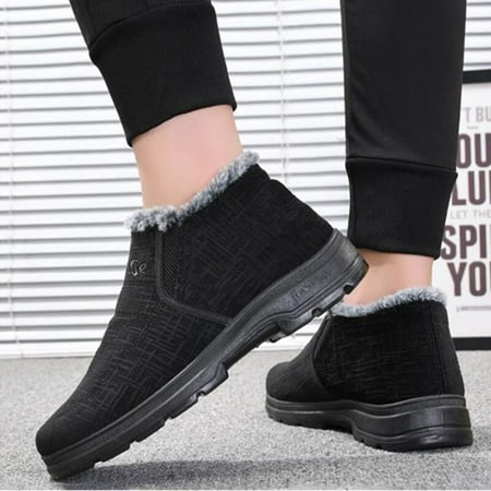 

2022 New Men Boots Keep Warm Men s Boots Slip On Shoes Men Casual Ankle Boots Comfortable Fashion Winter Footwear Botas Mujer