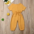 thumbnail image 2 of Sylvamorning Barboteuse Bébé Couleur Unie Manches Courtes Taille Élastique, 2 of 7