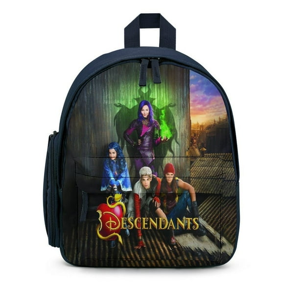 12In Small Descend-ant Backpack with Pocket Travel Bag Fashion Bookbag Casual Daypack