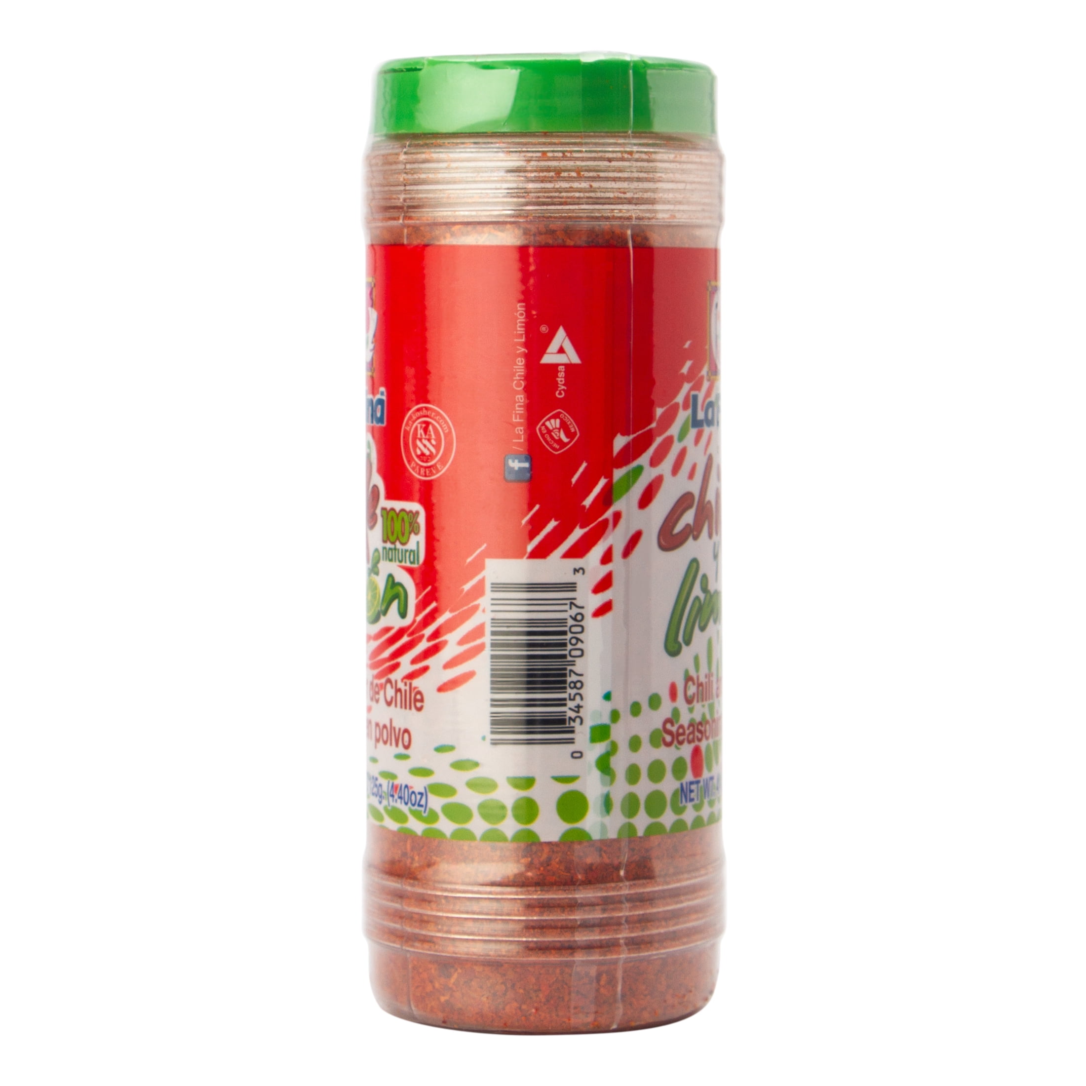(4 pack) La Fina Chile y Limon Seasoning, 4.4 oz