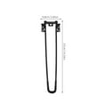 thumbnail image 2 of AURARMLET Folding Hairpin Legs For Table Iron 1Pack, 2 of 8