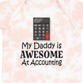 thumbnail image 4 of Inktastic Accountant Daddy is Awesome at Accounting Boys or Girls Baby Bodysuit, 4 of 5