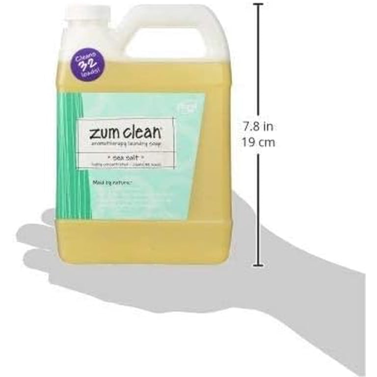 Zum Clean Sea Salt Aromatherapy Laundry Soap, 32 fl oz for