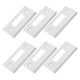 thumbnail image 1 of 6 placas de refuerzo para cerraduras de puerta: placas de refuerzo de acero inoxidable para puertas interiores de madera con hebilla de bloqueo de cerrojo., 1 of 5