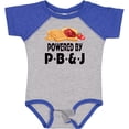 thumbnail image 3 of Inktastic Powered by P B and J Peanut Butter Lover Boys or Girls Baby Bodysuit, 3 of 5