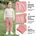 thumbnail image 6 of Resinta 3 Pack Toddler Girls Boys Sweatpants Kids Casual Athletic Pull-On Cotton Jogger Pants with Drawstring for Boys Girls, 6 of 10