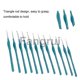 thumbnail image 3 of For 12 In 1 Triangle Pole Nylon Wool Hook Line Pen Set Crafted With Attention To Detail, 3 of 5