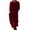 Red, variant on comerut Women Dress Round Neck Loose Solid Color Long Sleeve Soft Pullover Warm Mid-calf Length Lady Casual Midi Dress