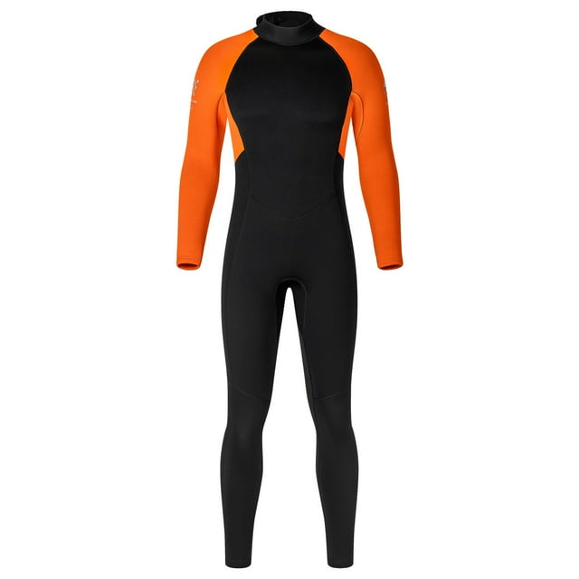 Traje de buceo de manga larga resistente al frío de 3 mm para hombre, grueso, para snorkel, surf y natación en invierno, traje cálido para medusas.