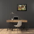 thumbnail image 4 of Crane, Walter 24x17 Black Modern Framed Museum Art Print Titled - Hind in the Wood - Leap, 4 of 5