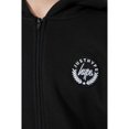 thumbnail image 3 of Hype - Sudadera con cremallera con logotipo para niños niñas (Negro), 3 of 3