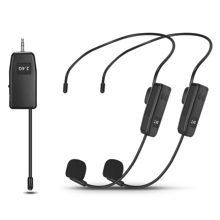 Goodhd 2.4G Wireless Microphone Headset Mic System For Voice