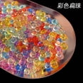 thumbnail image 1 of suxuMhao Loose Beads, 100g Resin Beads, Multiple Colors, Flat Round, Rondelle, Fishbowl, Slime & Vase Filler Beads, 6mm Flat Crunch Beads for Slime Making, Transparent Fishbowl Beads , DIY Crafts, 1 of 5