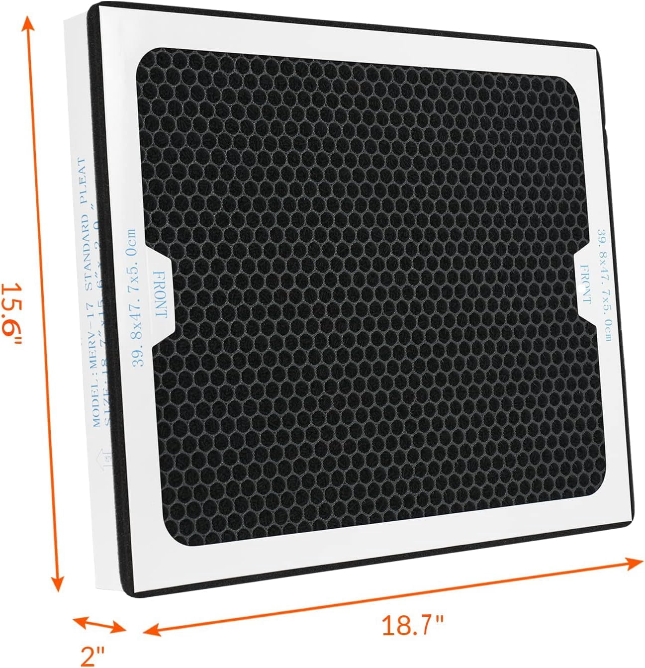 CADPXS HEPA/Activated Carbon Filter Replacement Set for HEPA Shield 550 Air Scrubber (Pack of 3)