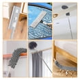thumbnail image 2 of SYMENGO Limpiador de Ventanas,Jalador para Vidrios 2 en 1,Kit de Limpieza Dom&eacute;stica,Limpiacristales con alargadera y 5 Cabezales de Cepillo,para Ventanas Altas Bano Interiores Exteriores, 2 of 7