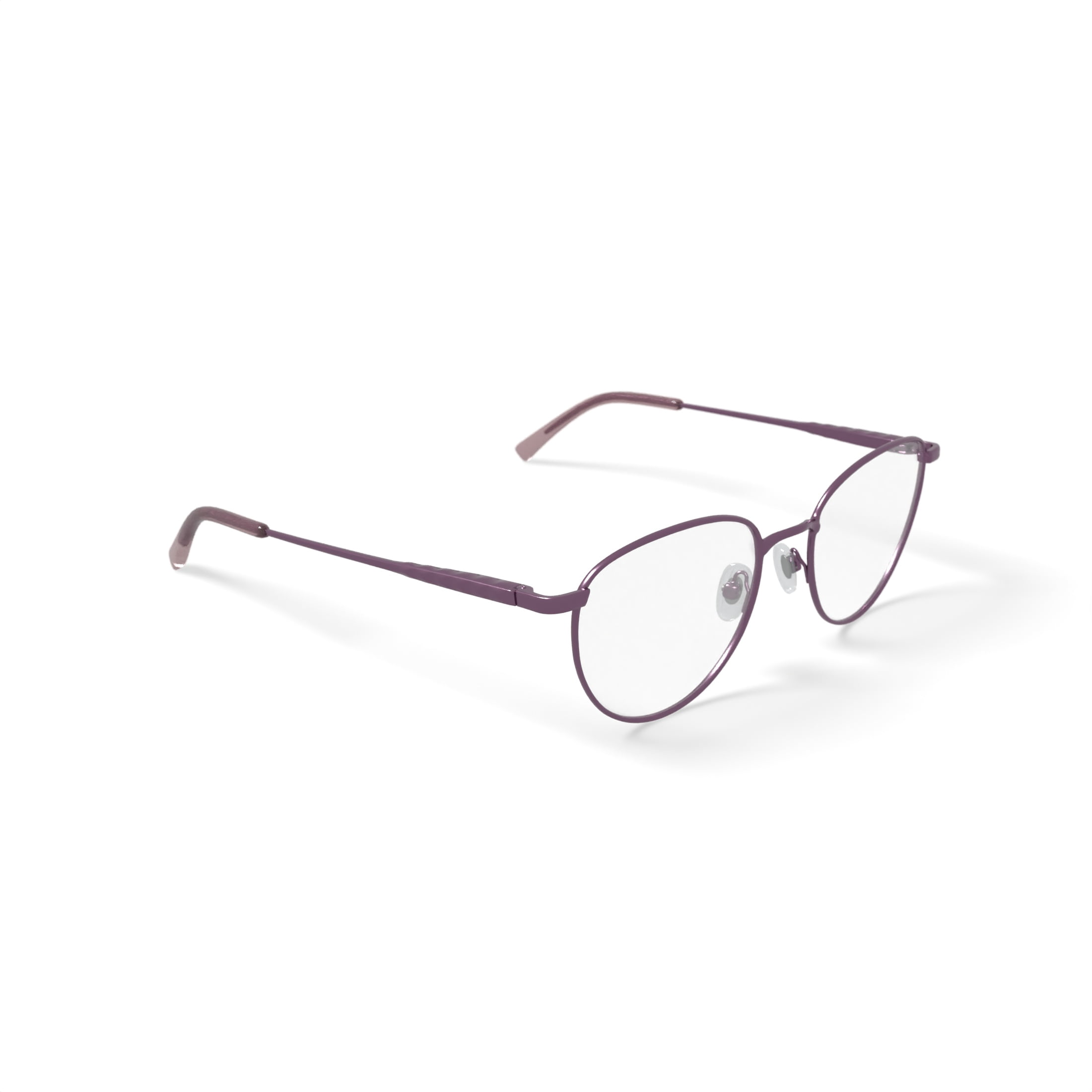 Walmart Women's FM19031 Oval Prescription Eyeglasses with Case, Pink