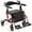 Red, variant on Goplus Folding Rollator Walker with Seat & 8'' Wheels Supports up to 300 lbs Red