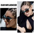 thumbnail image 2 of Gafas de sol DUCO Retro Round UV400 polarizadas para mujer y hombre, 2 of 6