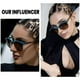 thumbnail image 2 of Gafas de sol DUCO Retro Round UV400 polarizadas para mujer y hombre, 2 of 6