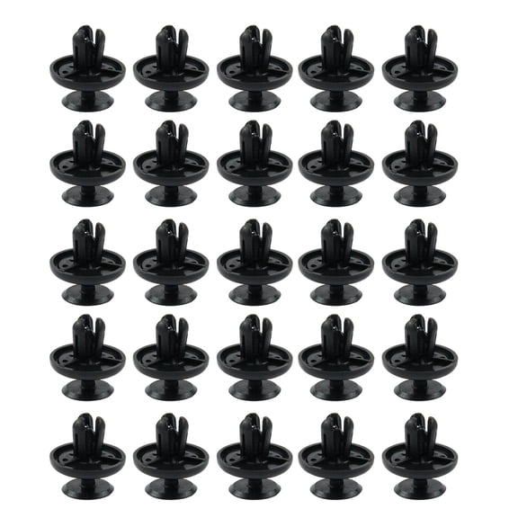 25pcs Push Clips Engine Under Covers Clips for Vehicle Replacement Plastic Fastener Clips Automotive Accessories