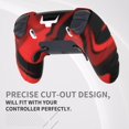 thumbnail image 6 of PlayVital Guardian Edition Anti-Slip Ergonomic Silicone Cover Case for ps5 Edge Controller, Soft Rubber Protector Skin for ps5 Edge Wireless Controller with Thumb Grip Caps - Red & Black, 6 of 9