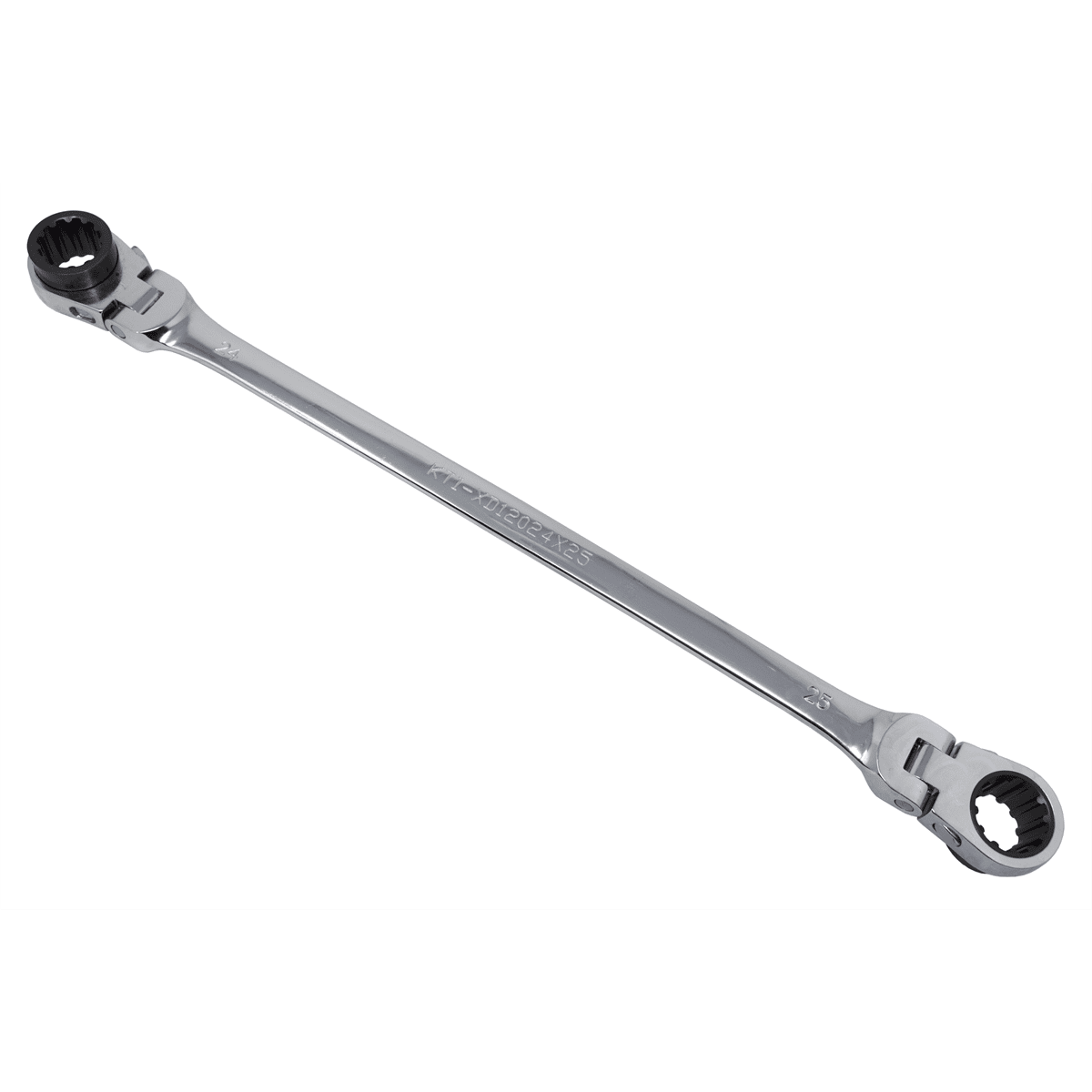 K Tool International Wrench Set 2 Piece Ratcheting Double Flex 120 Tooth