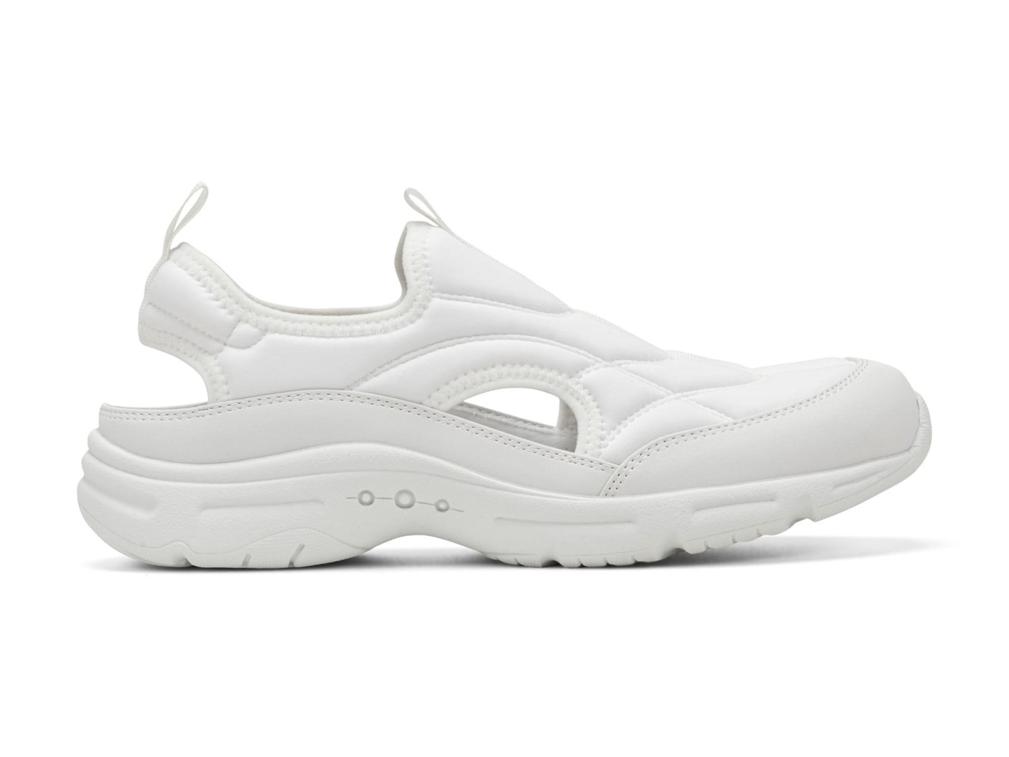 Easy Spirit Women's BRAYER Closed Toe Slip On Sporty Sandal