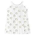 thumbnail image 4 of THDHVS Dresses for Girls,Girls Dress,Girls and Toddlers' Knit Sleeveless Tank Play Dress White 7-8 Years, 4 of 8