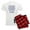 With Red Plaid Pant, variant on CafePress - Spelling Chanukah Hanukkah Hanukah Men's Light Paj - Men's Light Loose Fit Cotton Pajama Set