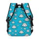 thumbnail image 4 of Disketp Hippo In Water Head Mochila Estampada para Hombre y Mujer – Mochila Ligera Clásica con Múltiples Bolsillos para Universidad, Trabajo y Viajes-One Size, 4 of 5