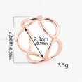 thumbnail image 6 of Round Infinity Silk Scarf Ring Brooch for Women Fashion Circle Chain Shawl Scarves Buckle Clip Brooches Band Rings Size 12 Dainty Dress Accessories Jewelry, 6 of 6