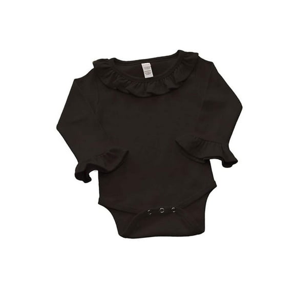 MONAG Infant Long Sleeve Ruffle Bodysuit