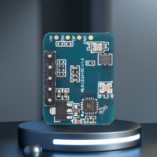 Módulo de sensor de radar de onda milimétrica HLK-LD2410C Módulo de sensor de cuerpo útil de 24 Ghz