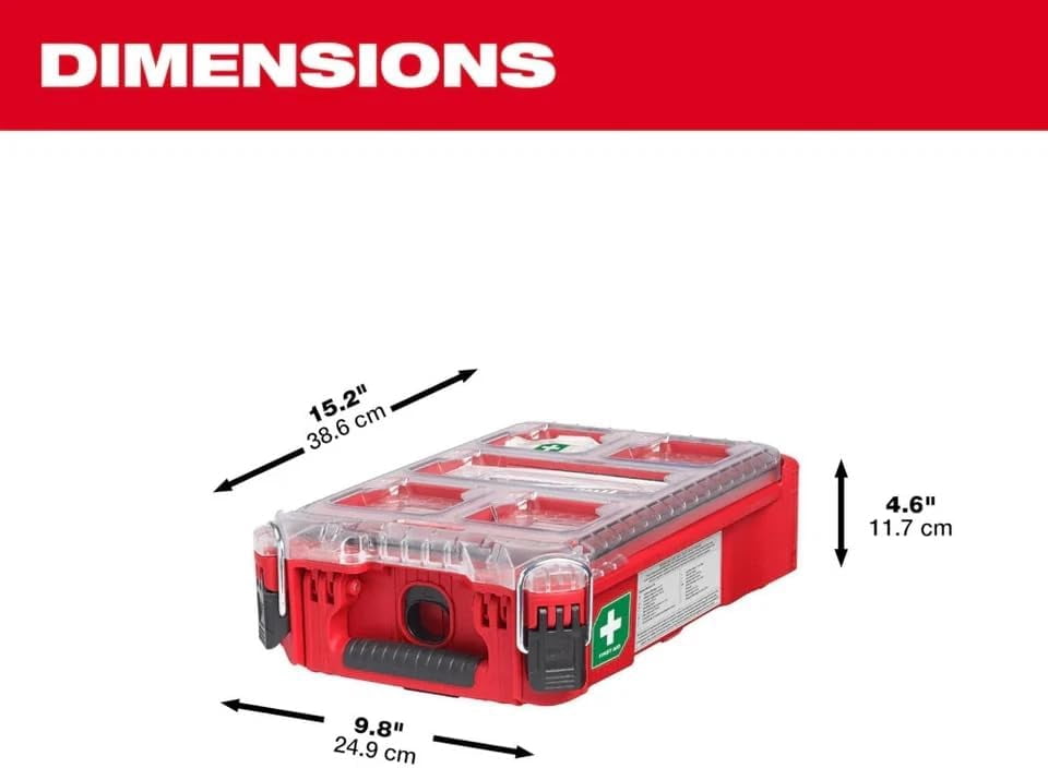 for Milwaukee Tool 48-73-8435C First Aid Kit and Housing, Polypropylene 79