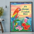 thumbnail image 2 of Cuadros Decorativos 5D DIY Diamond Painting Kits Seaside Parrot Full Square Drill Art (30x40CM) DQrwqpou Nuevos Originales, 2 of 7
