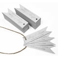 thumbnail image 3 of Inkdotpot Pack Of 100 Real Silver Foil Paper Tags Hugs & Kisses From The Wedding Favor Hang Tags, 3 of 6