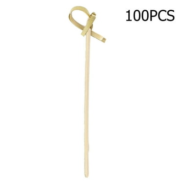 Non-Toxic Bamboo Cocktail Picks, 12Cm Appetizer Skewers Easy To Dispose For Bar & Event Use