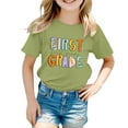 thumbnail image 7 of LNMQLPDBS Graphic Baby Tees 4t White Tshirt Girls Red Tshirt Size 8 Shirts White Shirt Girls Spring Clothes Teen Girls Clothes 14/16 Girls, Light Green 8-9 Years, 7 of 7