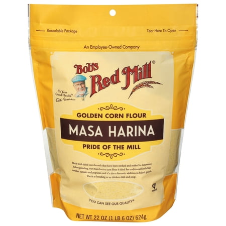 Bob s Red Mill Gold Masa Harina Corn Flour 22 oz (Pack of 8)
