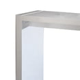 thumbnail image 2 of Joey 60 Inch Modern Bar Table, Lacquered White Finish, Composite Wood Frame, Saltoro Sherpi, 2 of 5