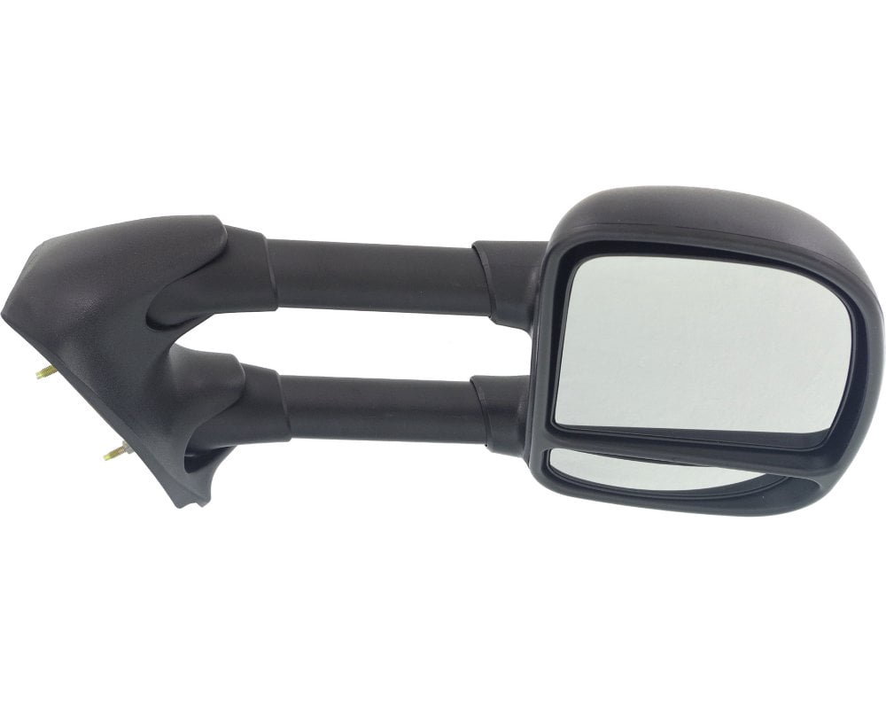 Kool Vue Towing Mirror Compatible With 1999-2007 Ford F-250 Super Duty F-350 Right Passenger Side w/ Blind Spot Corner Glass Textured Black