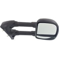 thumbnail image 4 of Kool Vue Towing Mirror Compatible With 1999-2007 Ford F-250 Super Duty F-350 Right Passenger Side w/ Blind Spot Corner Glass Textured Black, 4 of 7