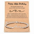 thumbnail image 2 of Top-keivon Waves of Life Bracelet Inspirational Birthday Gifts for Bestie Sister 16th 18th 21st 30th 40th 50th 60th Birthday Gifts for Women, 2 of 31